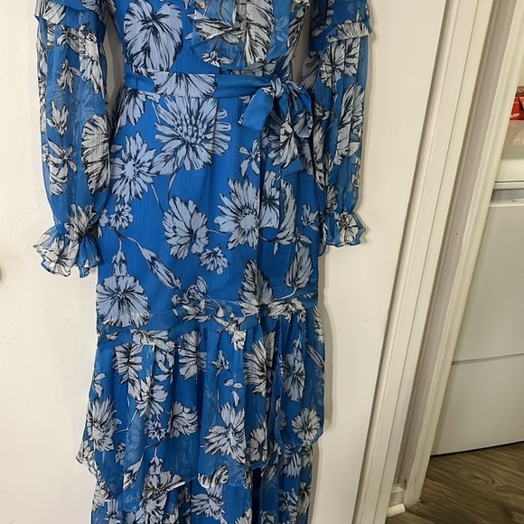 AMANDA Uprichard Maxi Long Blue Dress Size S Please see measurements below 👇 - Picture 5 of 12